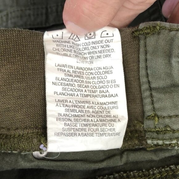 Lee Womens Cargo Pants Size 18W Green Relaxed Fit 1889 Outdoors Casual Classic - Picture 5 of 13